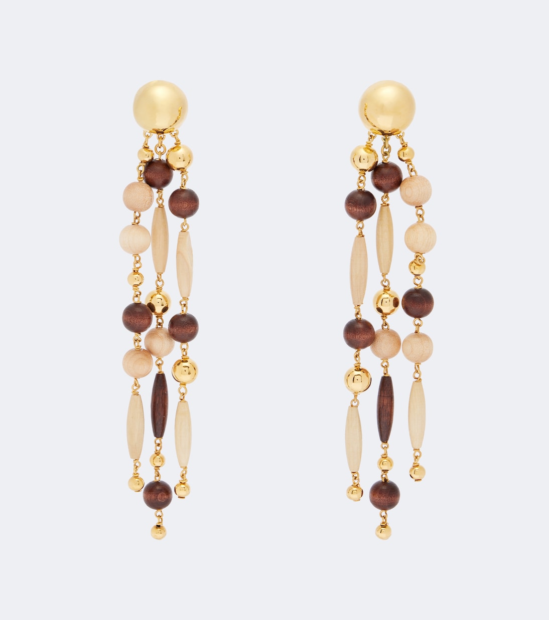 Rabanne - Beaded drop earrings