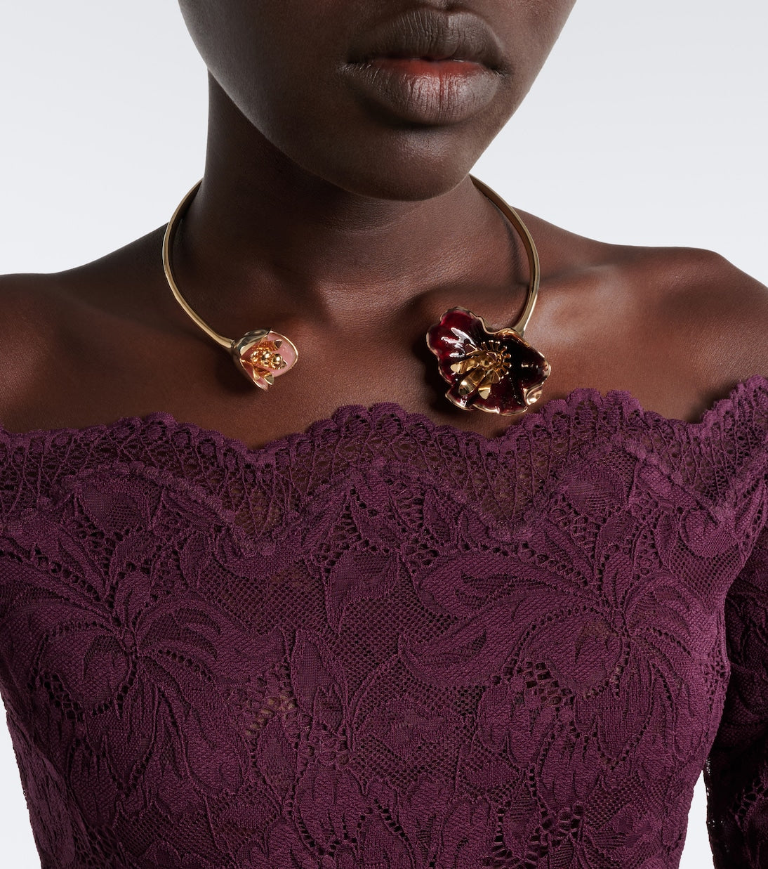 Rabanne - Floral cuff