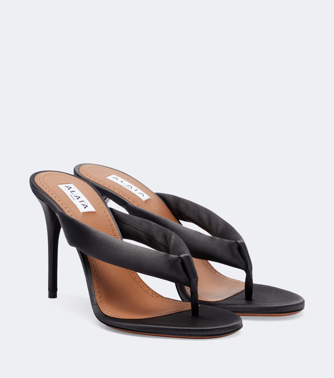 Alaïa - Padded thong sandals