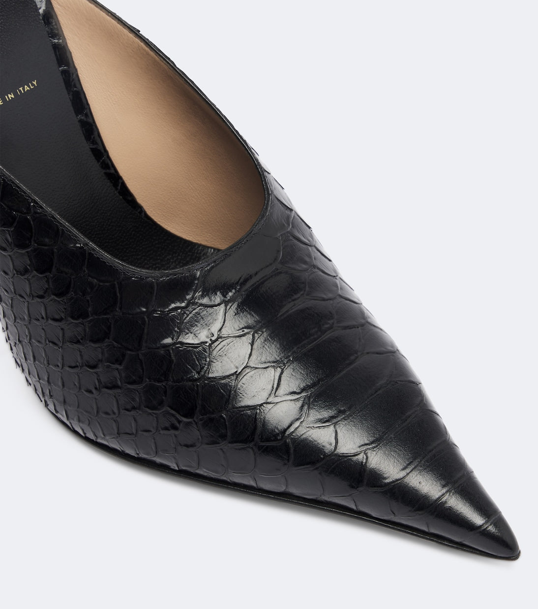 Tom Ford - Snake-effect leather mules