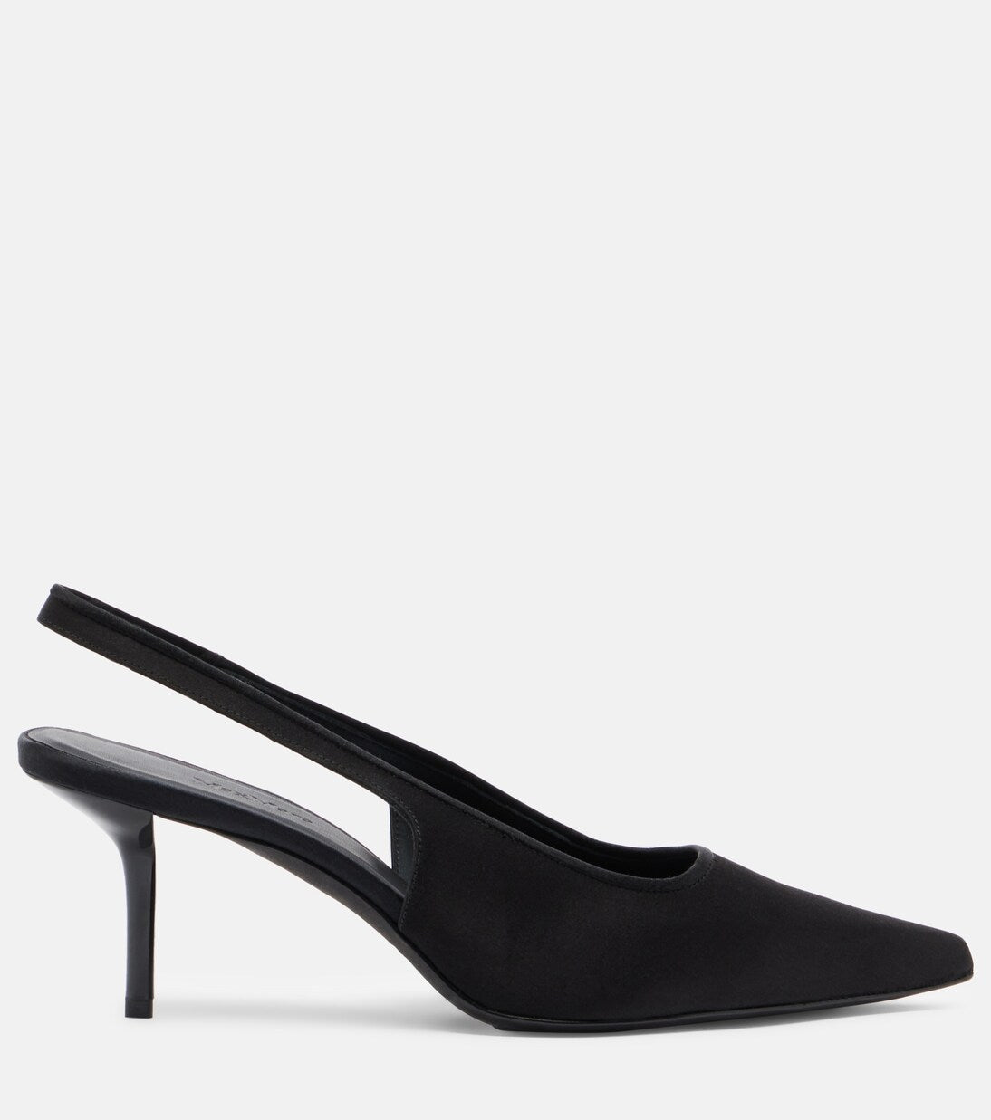 Max Mara - Satin slingback pumps