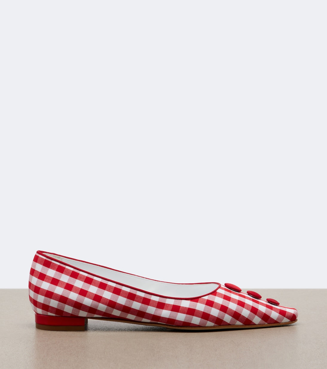 Manolo Blahnik - Alexa gingham pumps