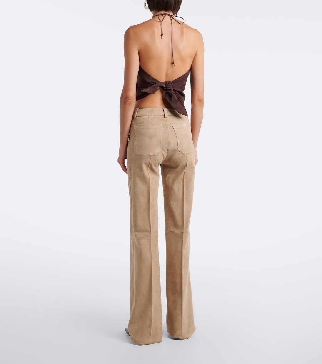 Stouls - Lizzy suede bootcut pants