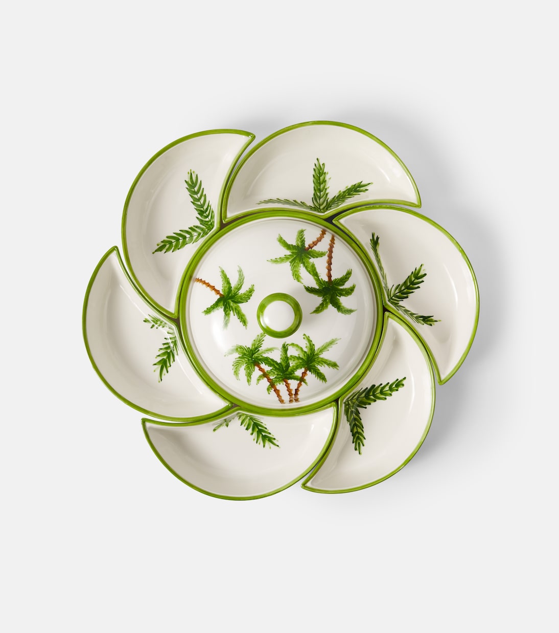Les-Ottomans - Palm ceramic tray set