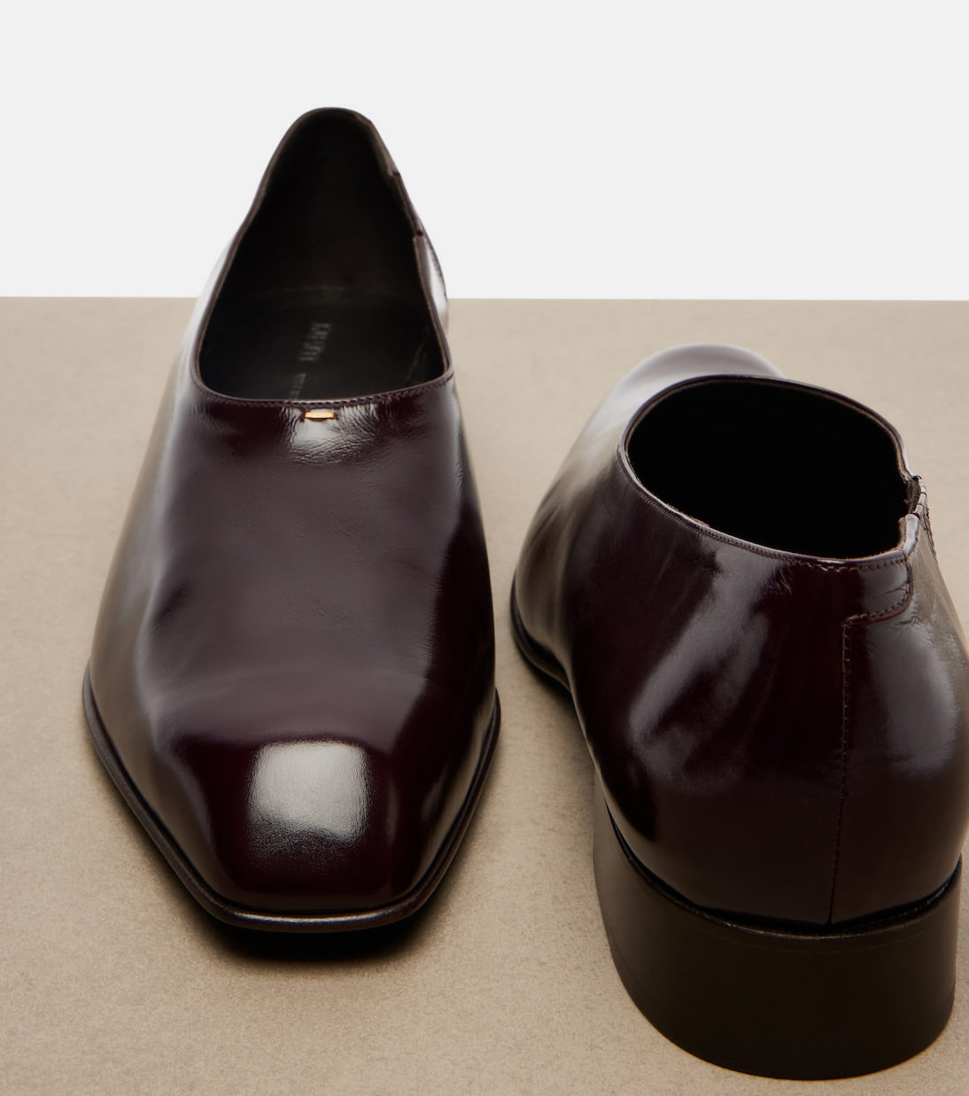 Khaite - Colt leather loafers