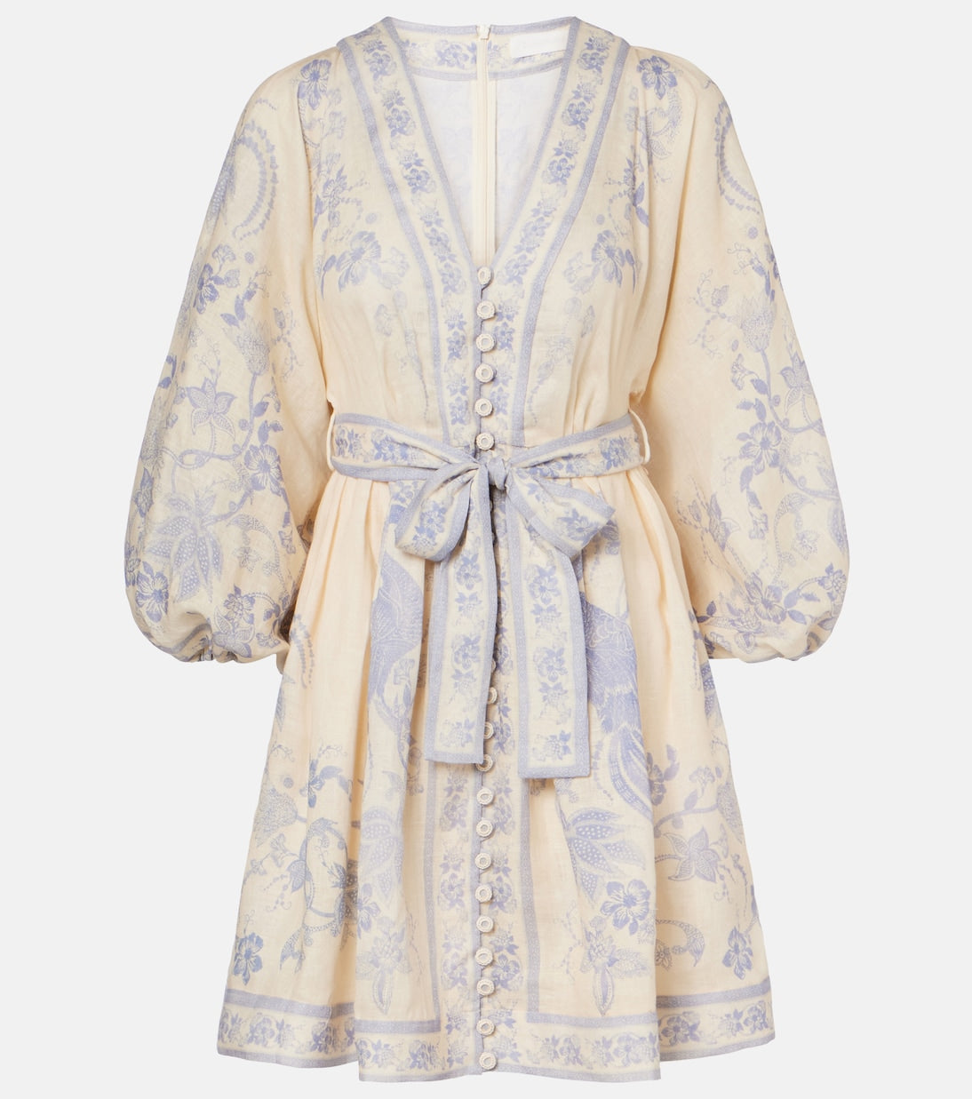 Zimmermann - Indra floral linen minidress