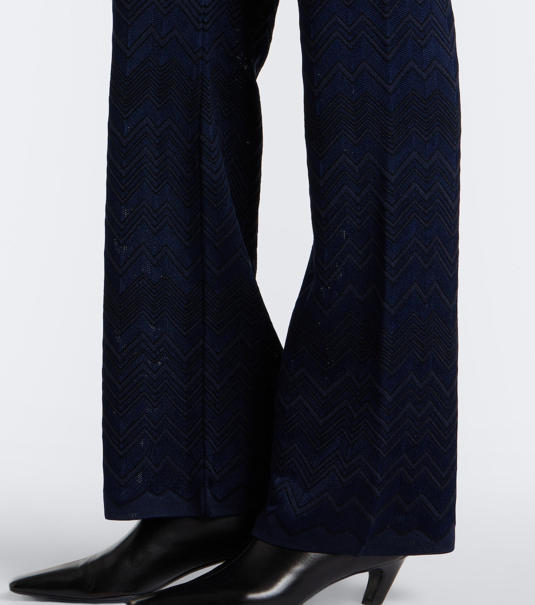 Missoni - Zigzag high-rise flared pants