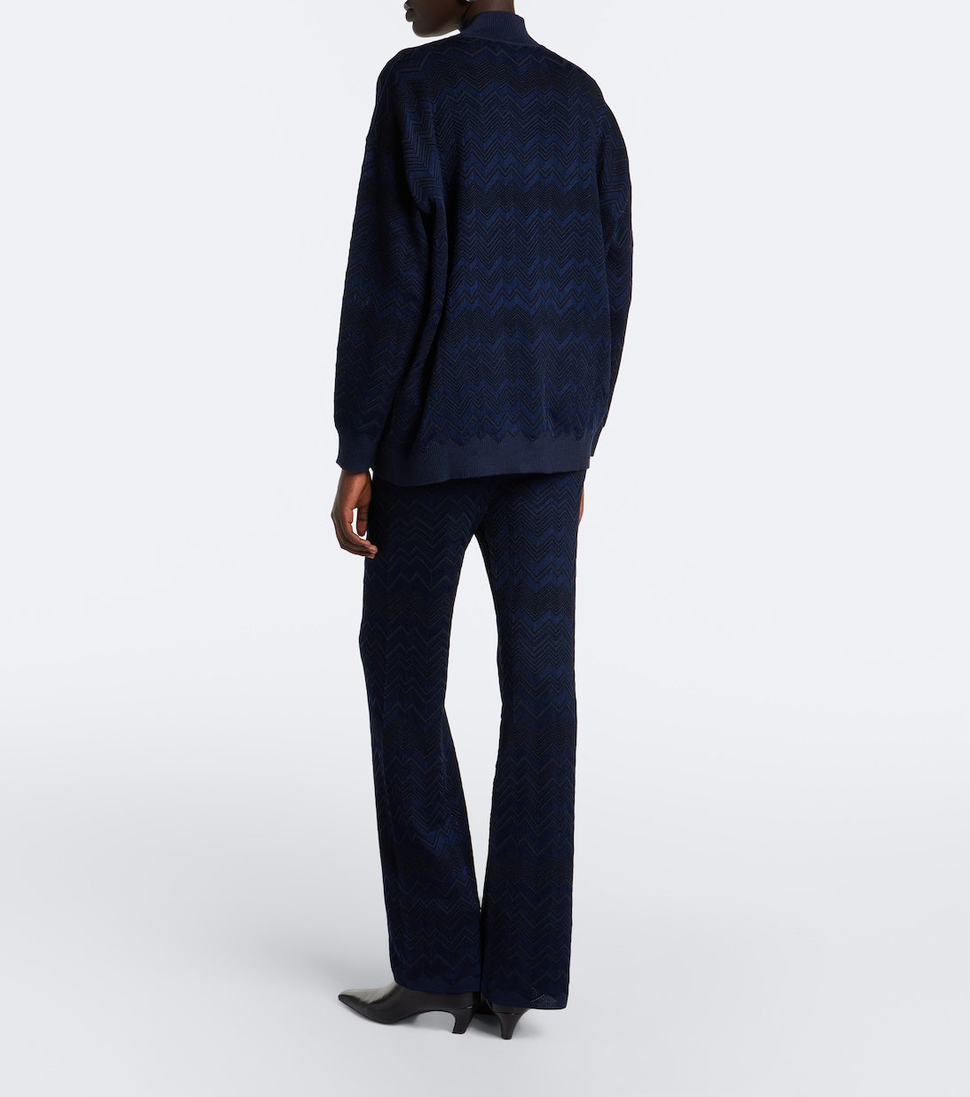 Missoni - Zigzag high-rise flared pants