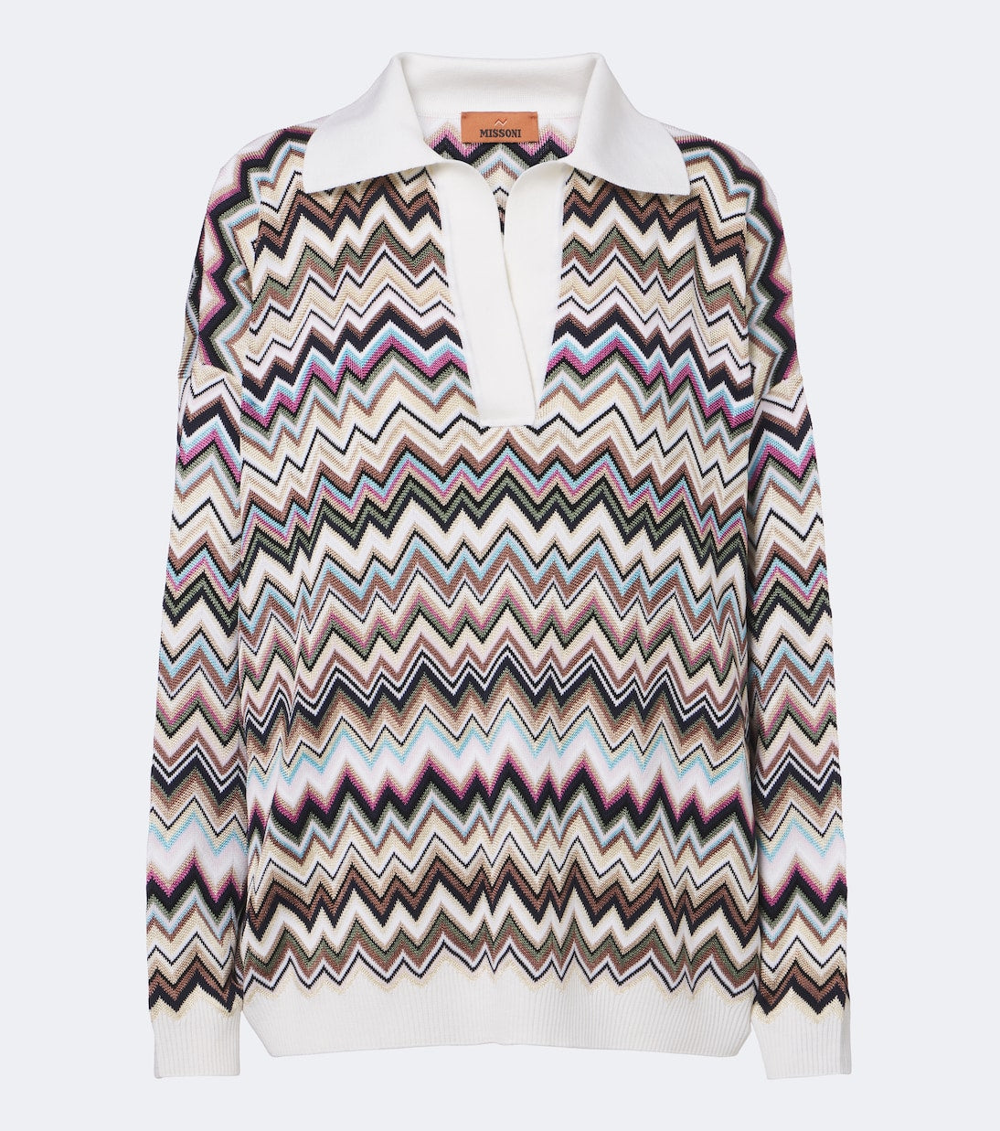 Missoni - Zigzag polo sweater