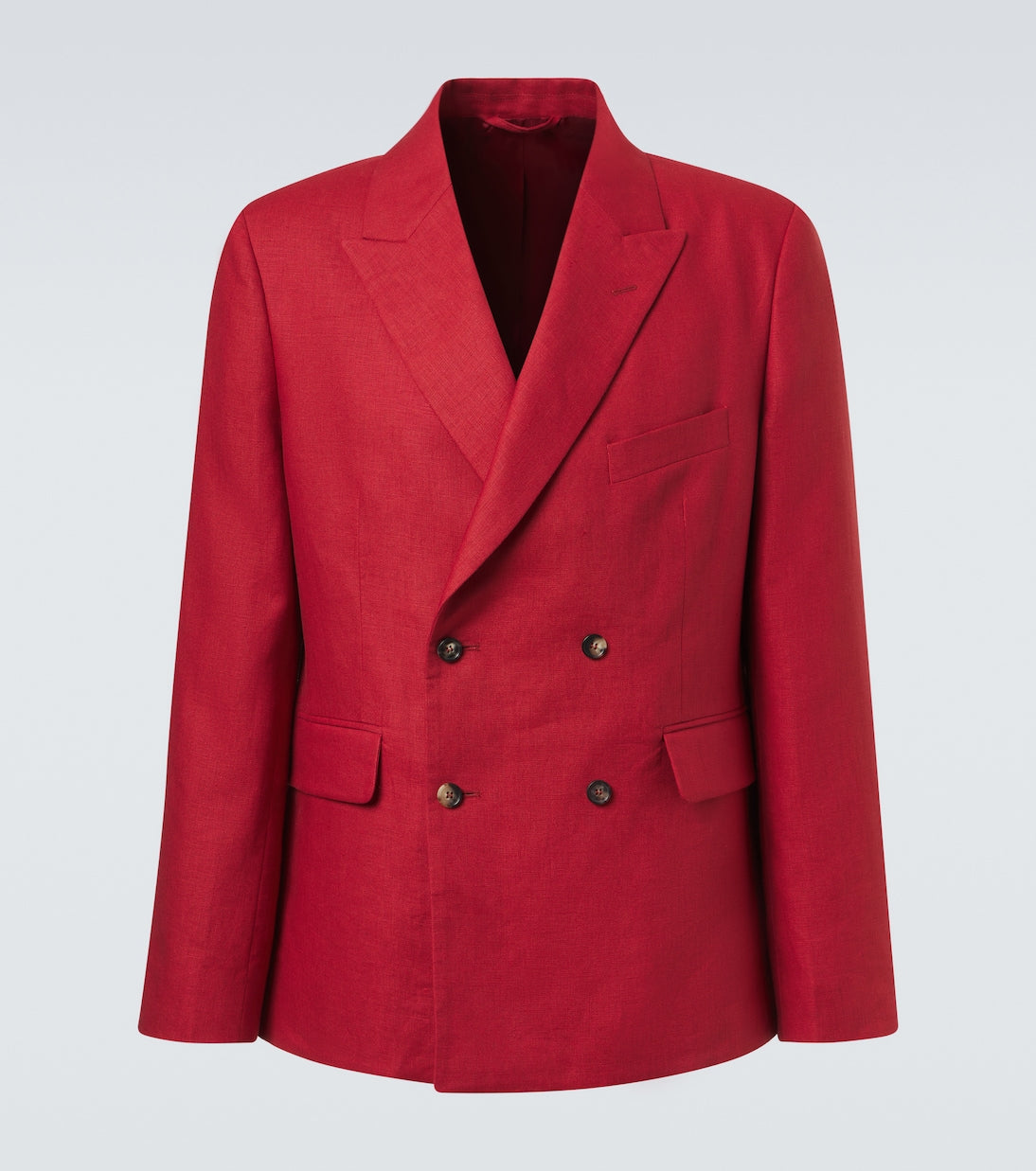 Bode - Double-breasted linen blazer