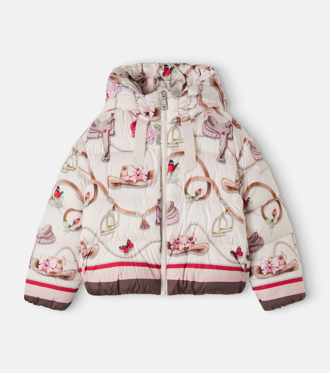 Monnalisa - Printed puffer jacket