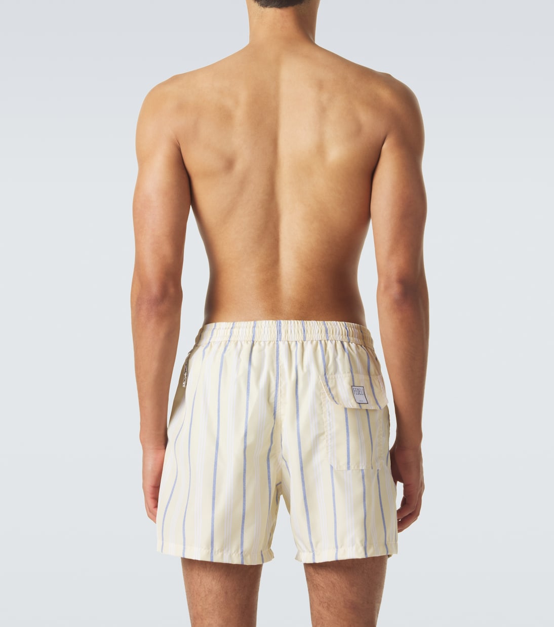 Fedeli - Striped swim trunks