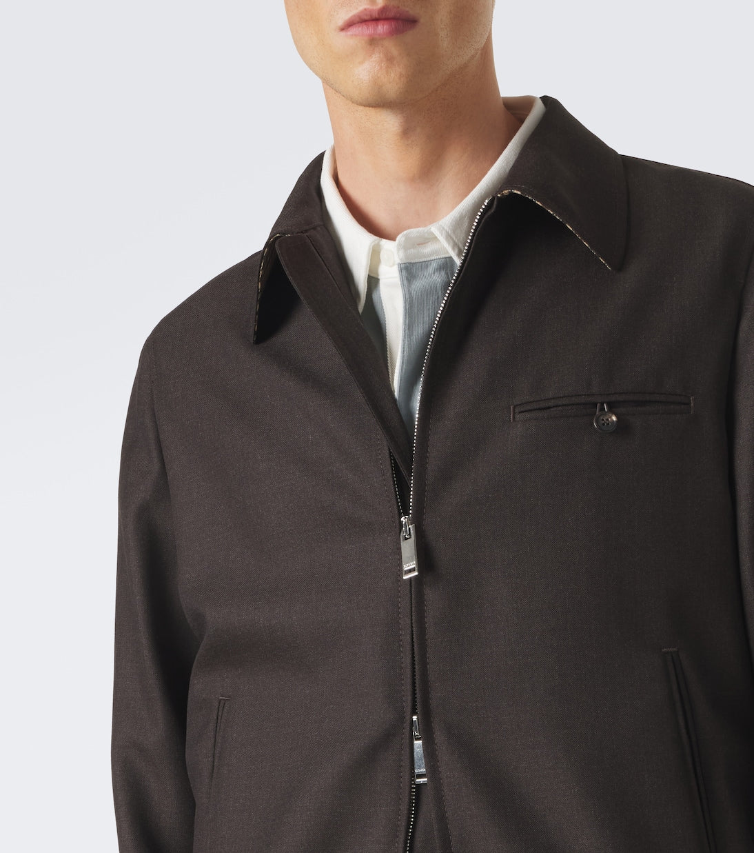 Slowear - Virgin wool blouson jacket
