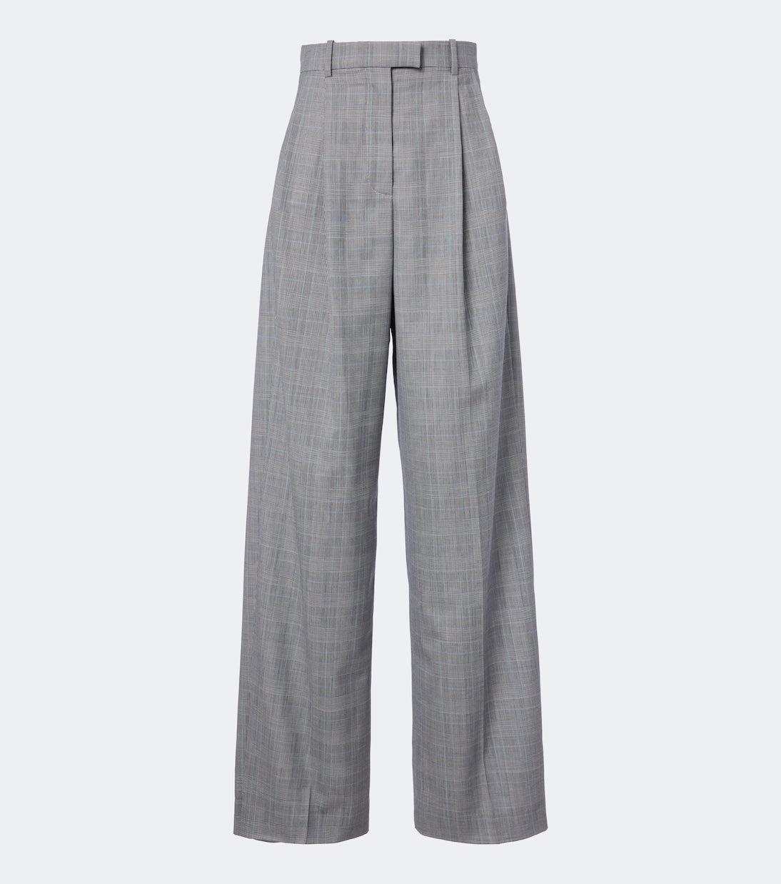 Givenchy - Checked wool wide-leg pants