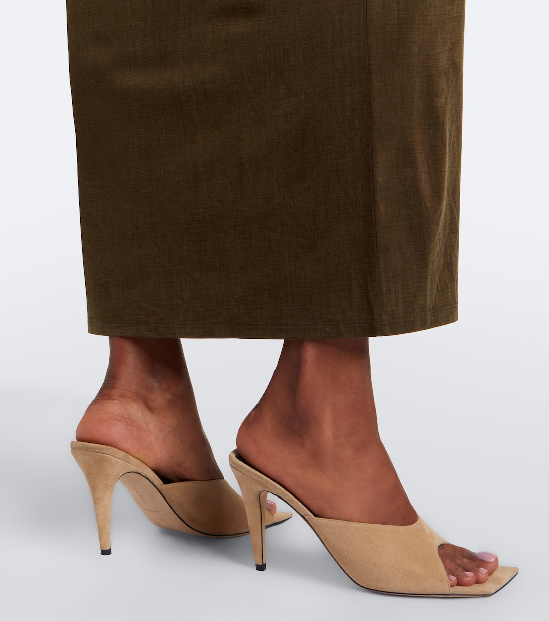 Christen - Edge suede mules