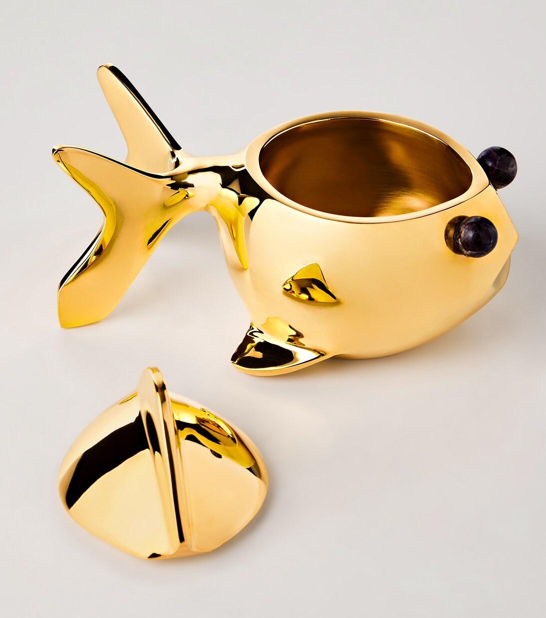 Jonathan Adler - Goldfish brass container