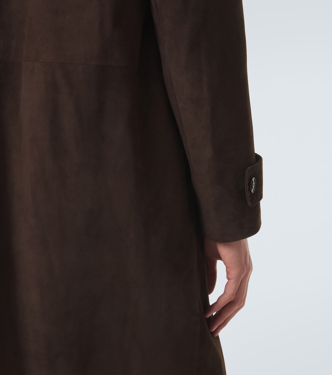 Kiton - Leather overcoat