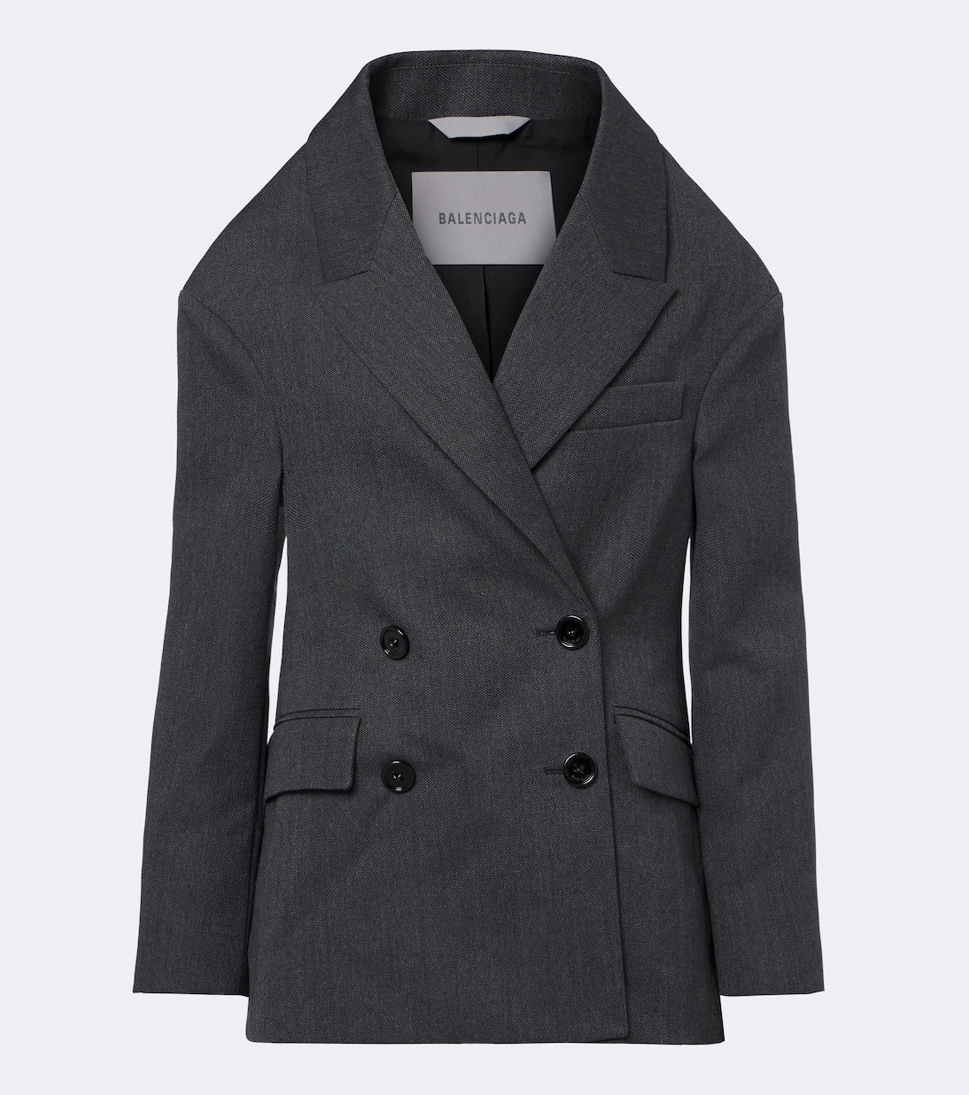 Balenciaga - Double-breaster wool blazer