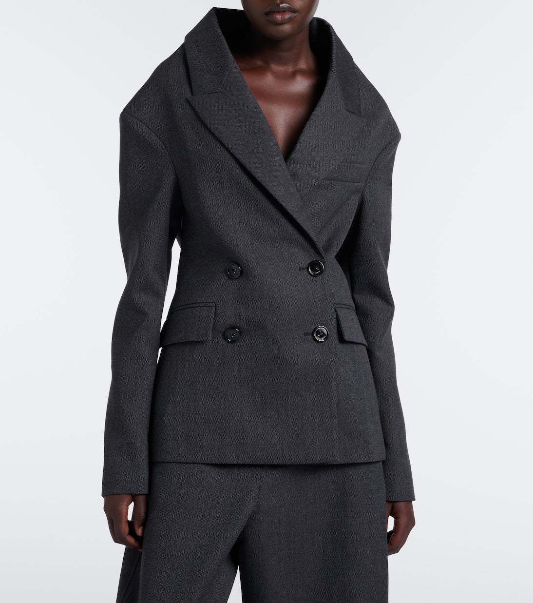 Balenciaga - Double-breaster wool blazer