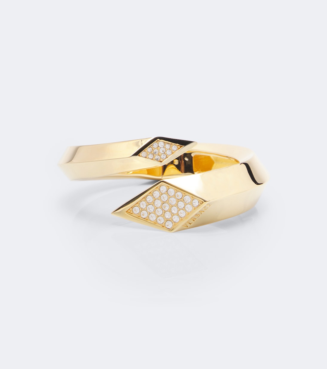 Versace - Blade crystal-embellished cuff bracelet
