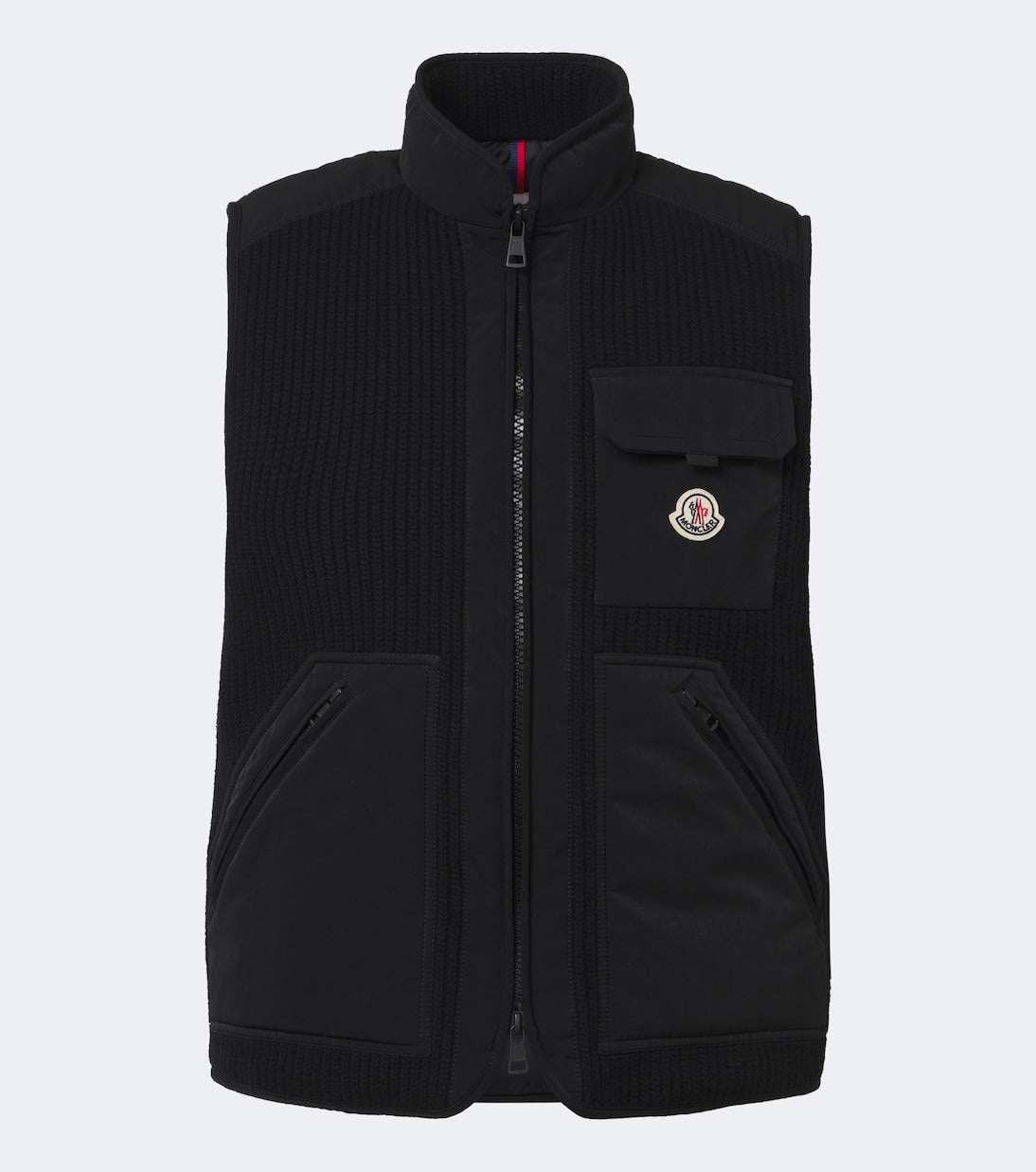Moncler - Lenevra wool-blend down vest