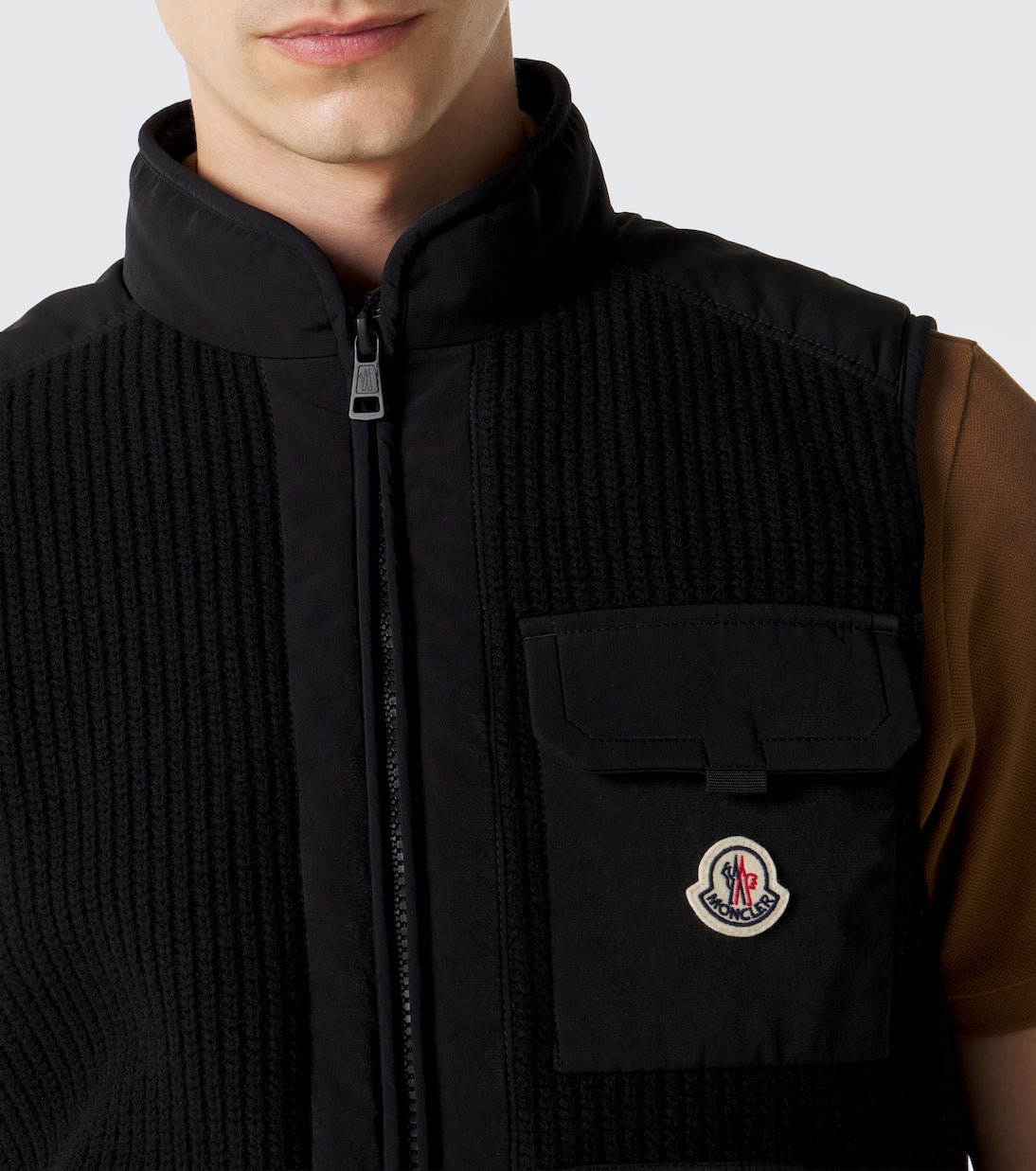 Moncler - Lenevra wool-blend down vest