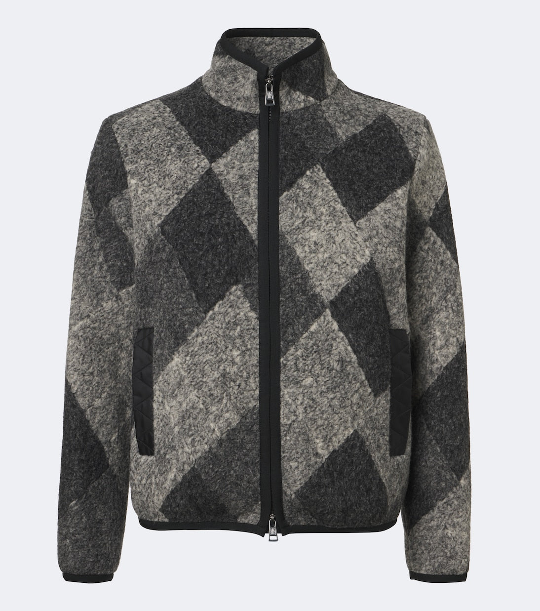 Moncler - Argyle wool-blend jacket