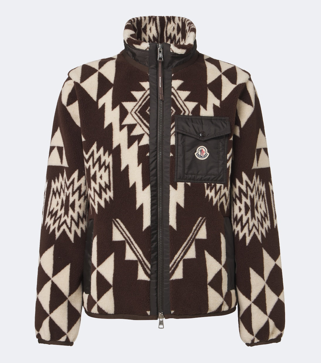 Moncler - Printed fleece jacket
