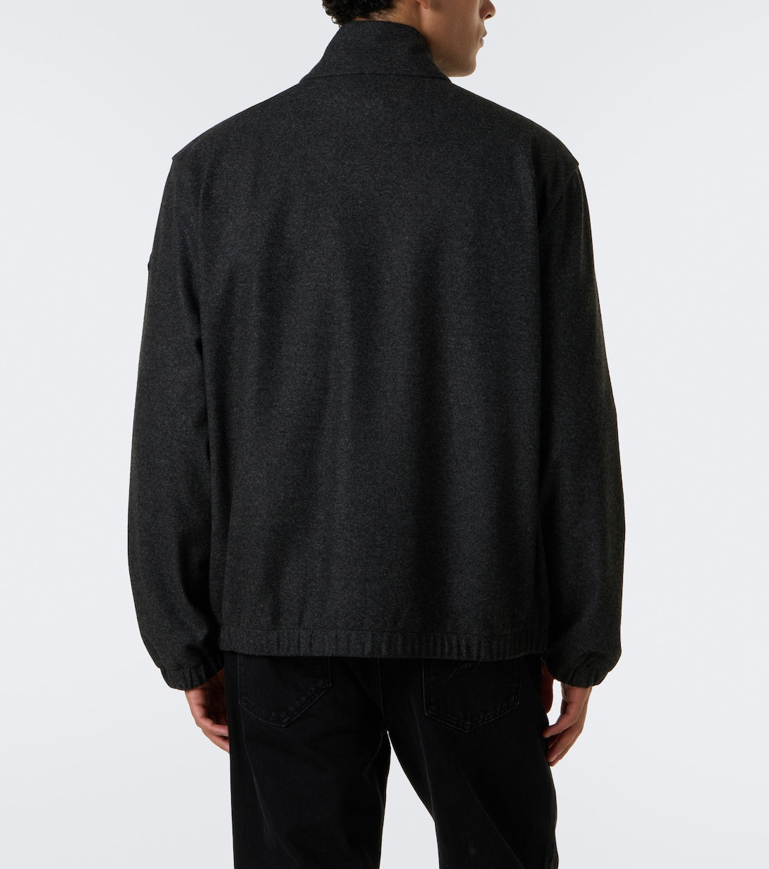 Moncler - Leather-trimmed bomber jacket