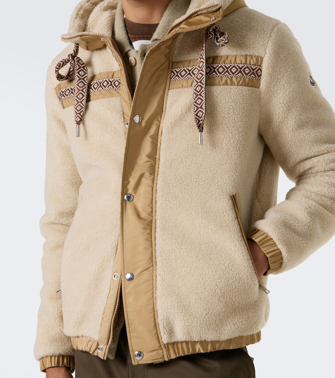 Moncler - Technical-trimmed fleece jacket