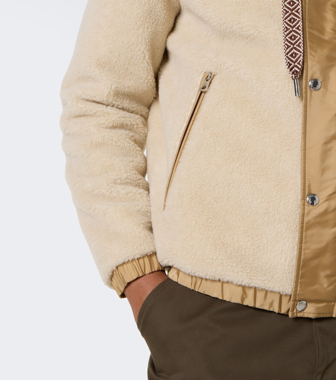 Moncler - Technical-trimmed fleece jacket