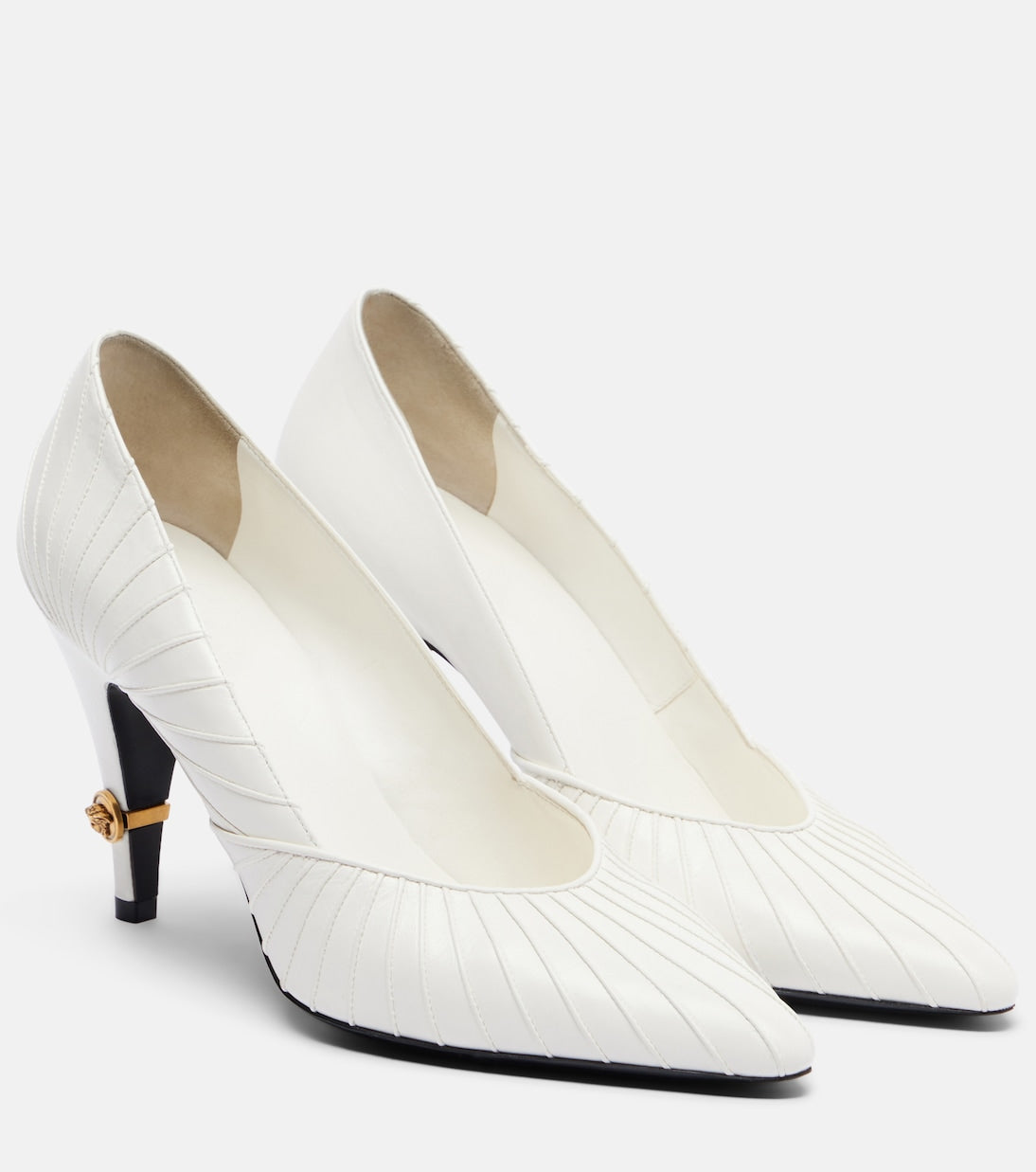 Versace - Medusa leather pumps