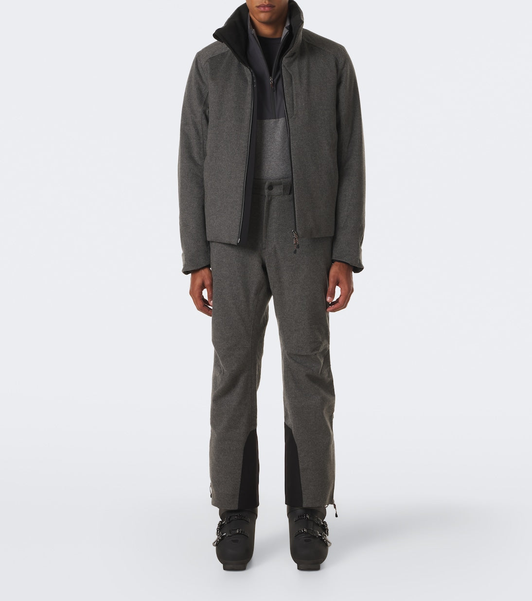 Sease - Virgin wool jersey ski top