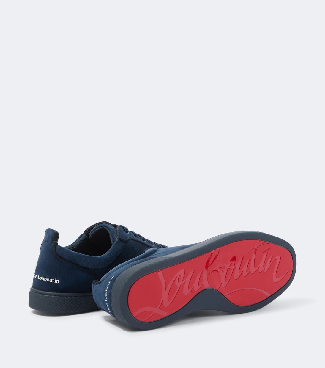 Christian Louboutin - Louis Jr Canopy suede sneakers