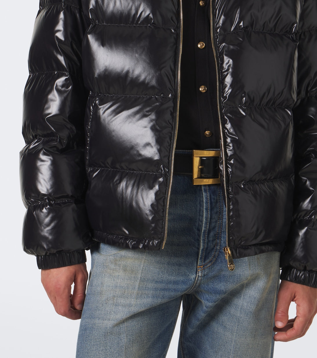Versace - Barocco hooded down jacket