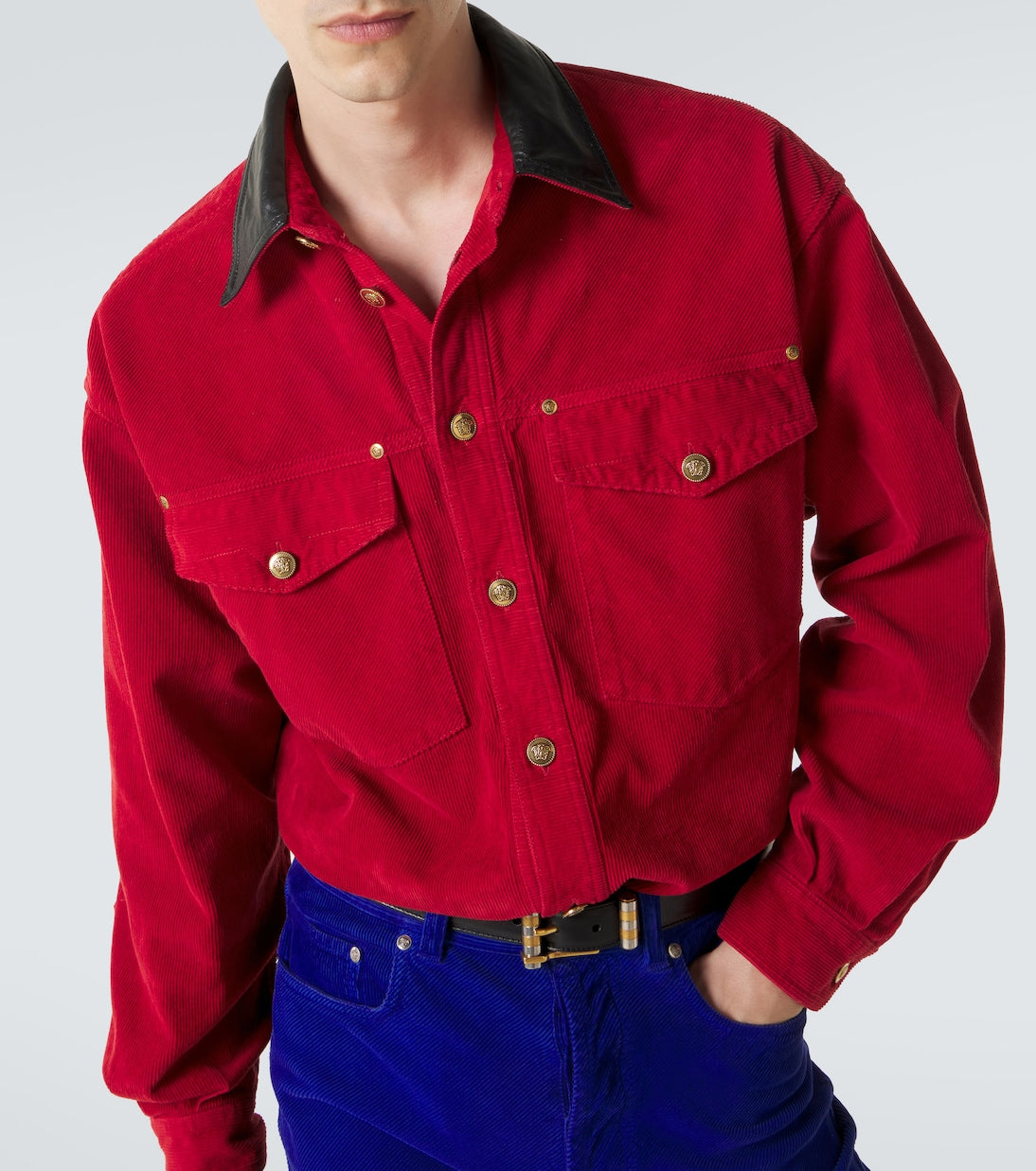 Versace - Denim overshirt