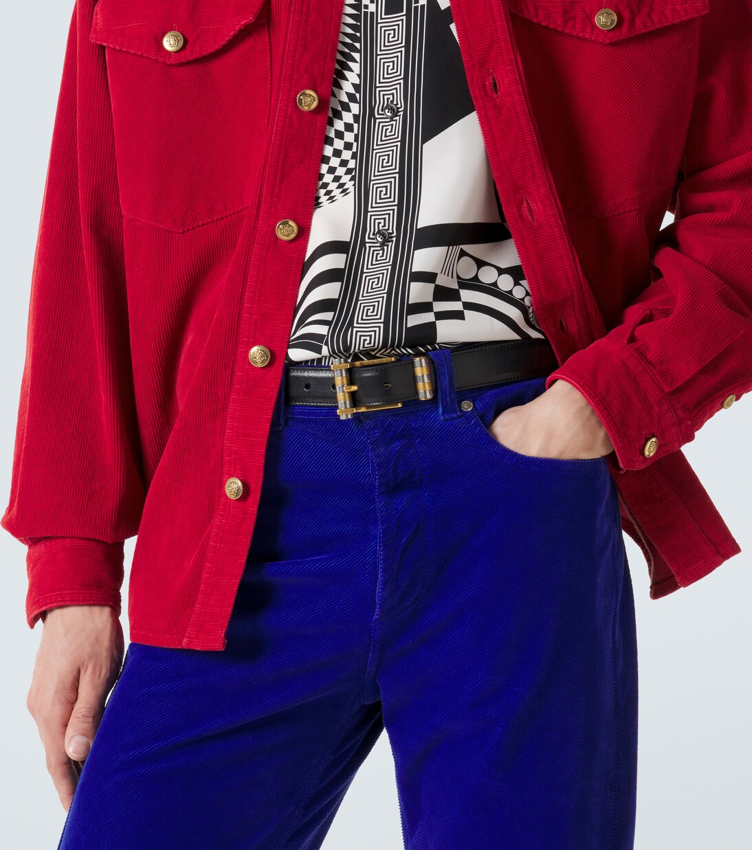 Versace - Leather belt