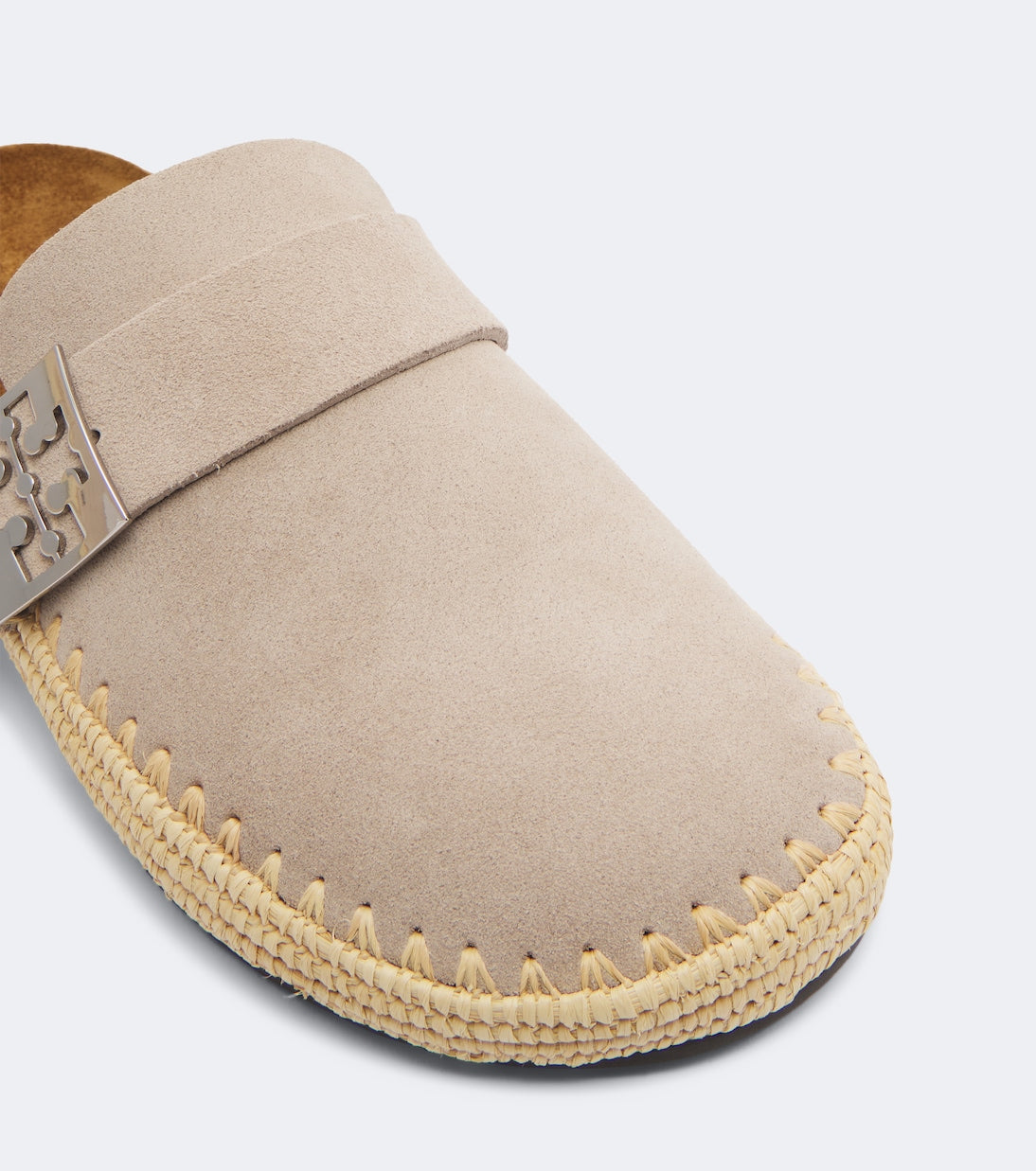 Tory Burch - Mellow woven suede clogs