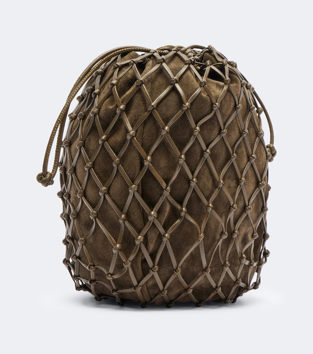 Savette - Macramé Small leather pouch