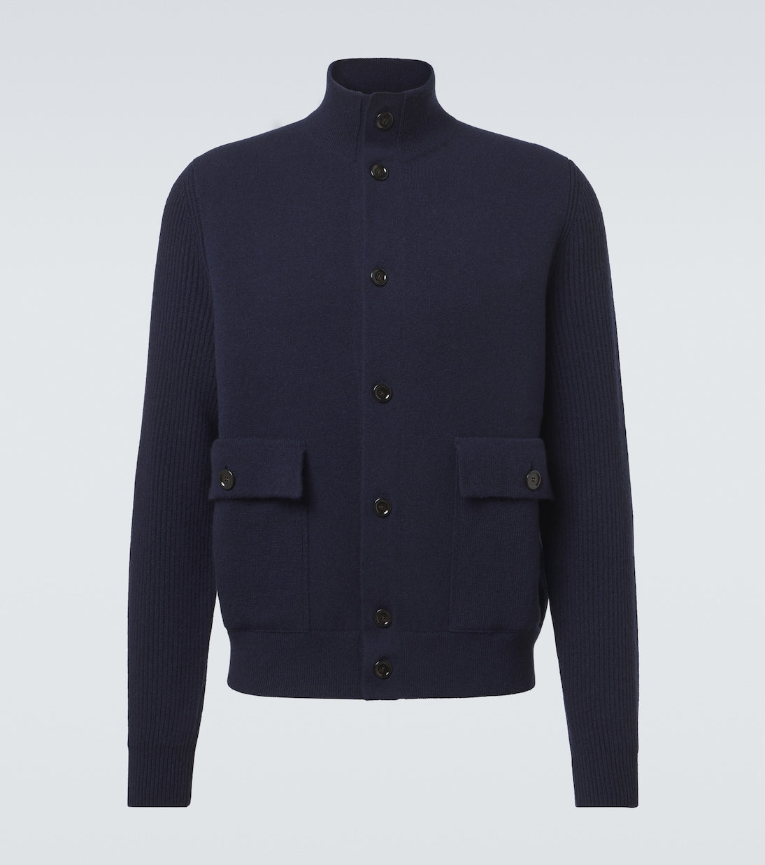 Lardini - Knitted wool-blend jacket