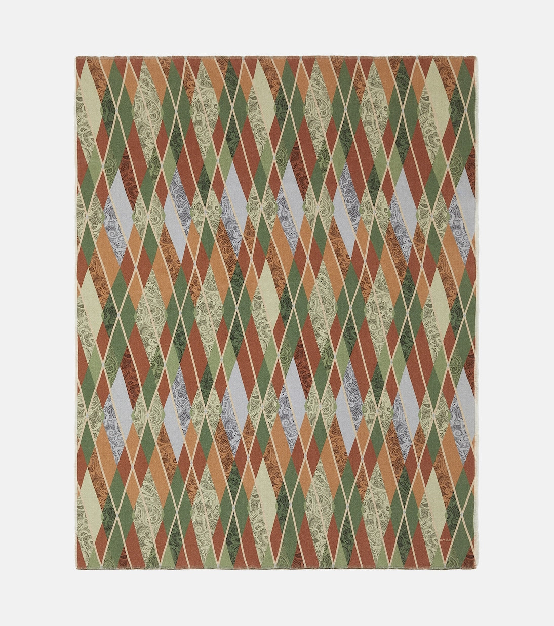 Etro - Harlequin wool throw