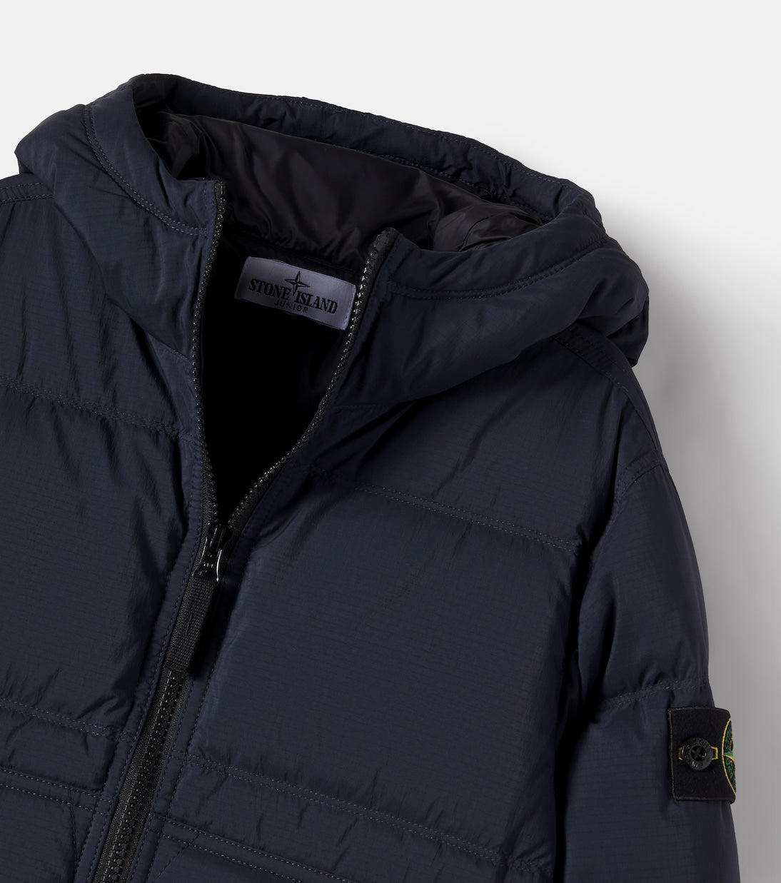 Stone Island Junior - Compass quilted down jacket