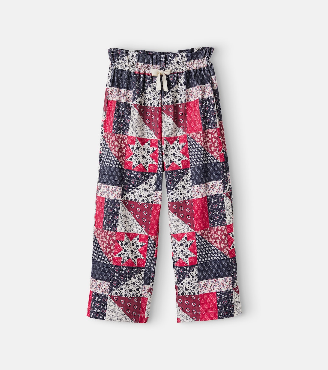 The New Society - Patchwork cotton pants