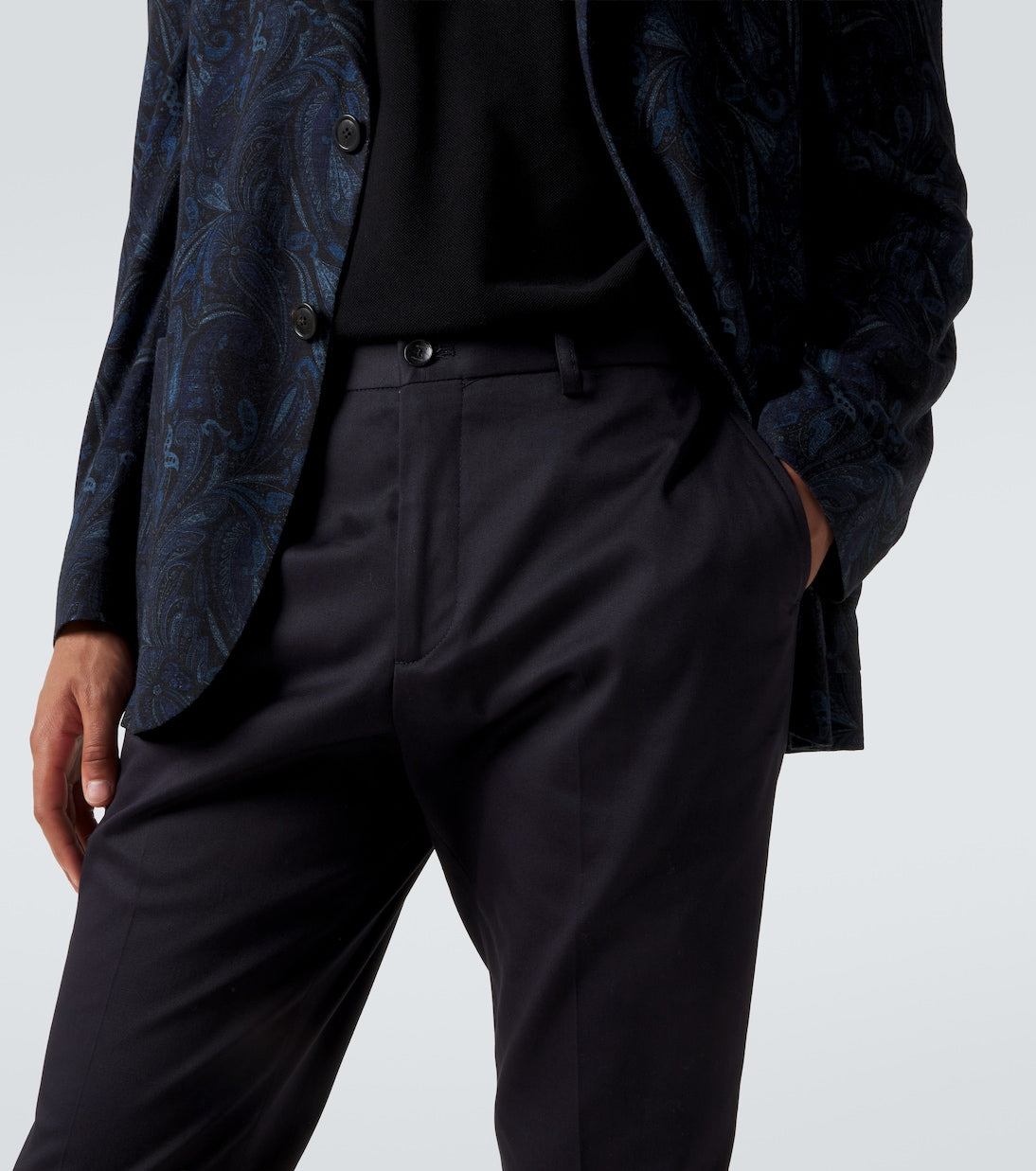 Etro - Cotton-blend slim pants