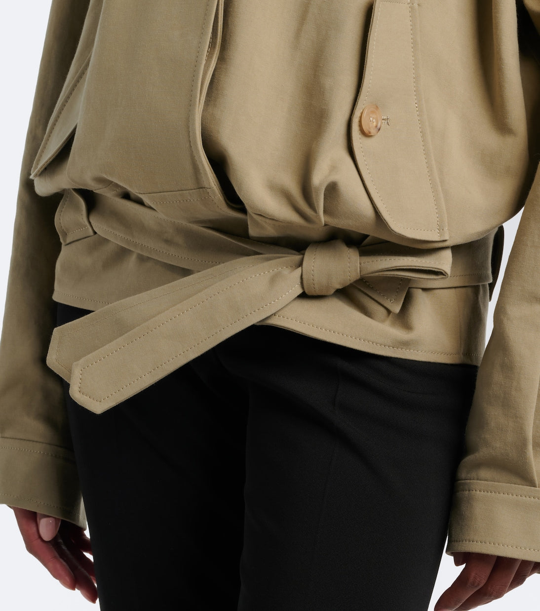Magda Butrym - Belted cotton jacket