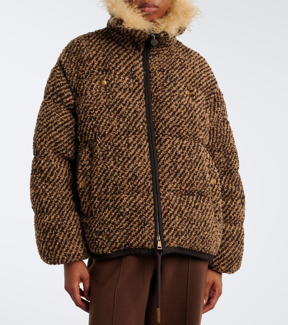 Moncler - Dynamique bouclé down jacket