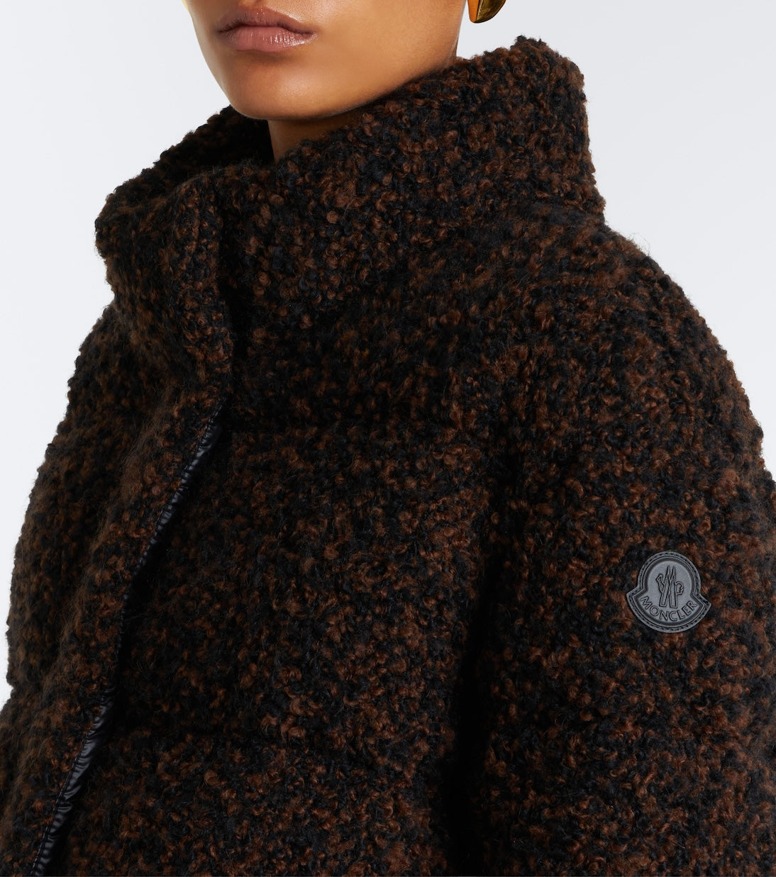 Moncler - Remarquable bouclé down coat