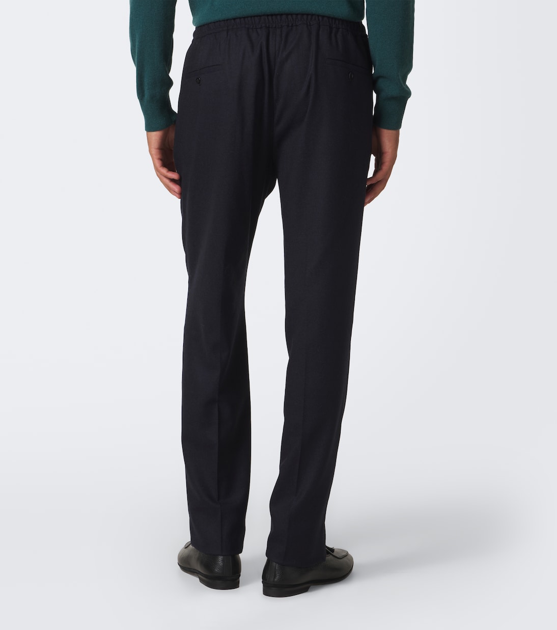 Rubinacci - Virgin wool straight pants