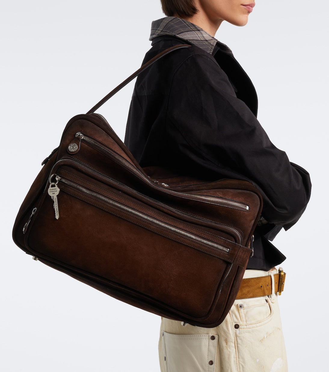 Acne Studios - Camero Camera suede shoulder bag