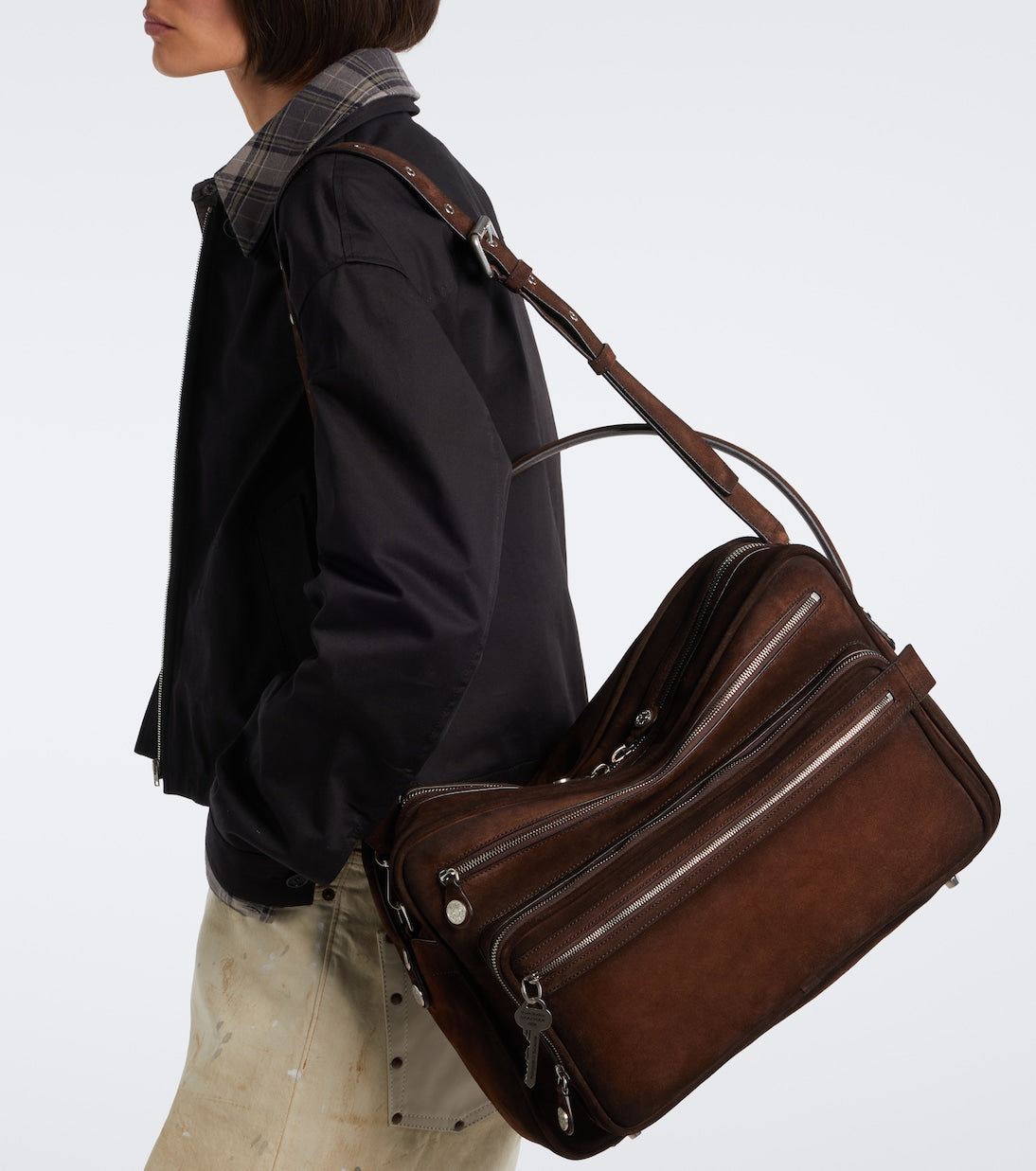 Acne Studios - Camero Camera suede shoulder bag